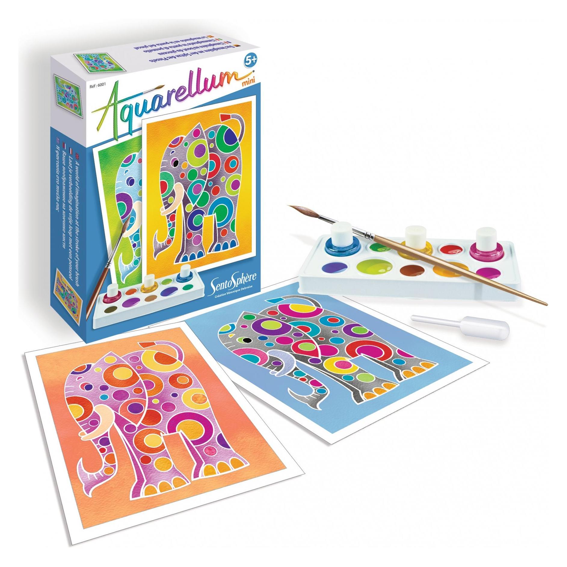 Sentosphere Aquarellum Mini-Elefanten (6001)