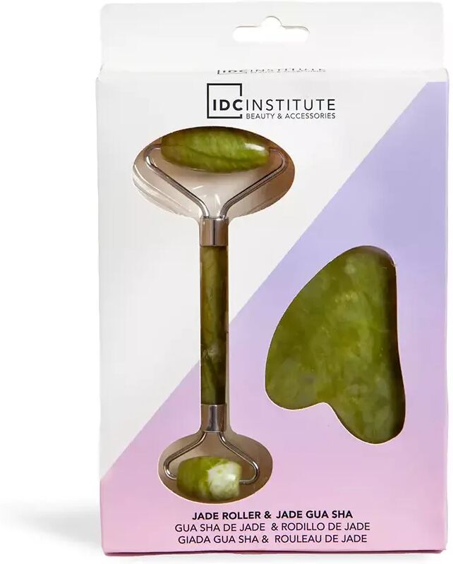 Idc Institute Jade Gua Sha & Jade Roller 2 Pieces