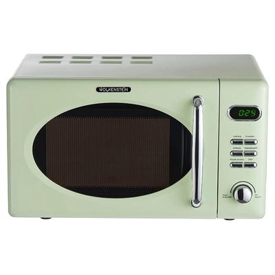Wolkenstein Mikrowelle WMW720 SG - grün, Retro-Design, 700Watt, 20l, nostalgie