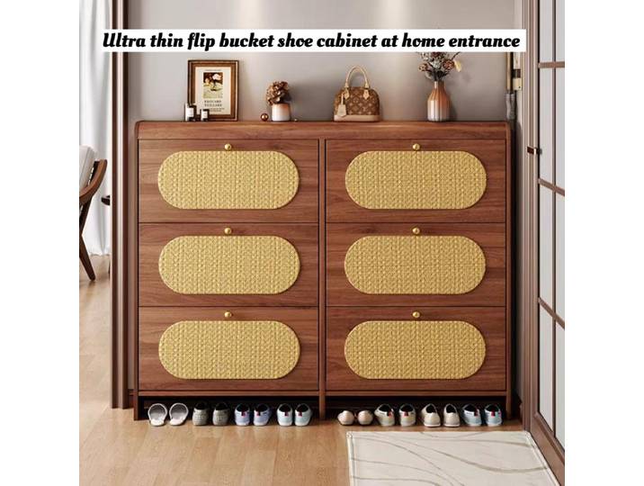 Meuble à chaussures design ultra-fin, rangement vertical, organisateur de chaussures, armoire à chaussures, gain de place, meuble chaussure