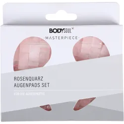 BODY&SOUL Masterpiece Rosenquarz Augenpads Set - rosa