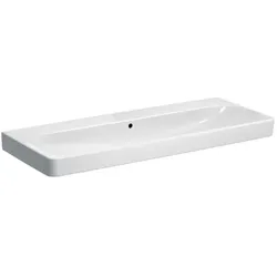 Geberit Smyle Square Waschtisch 500225011 weiss, 120x48cm, ohne Hahnloch, mit Überlauf