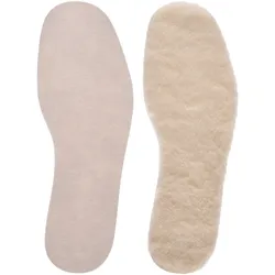 2GO Einlegesohle - Lambswool, individuell zuschneidbar, Lammfell, warm 36-47