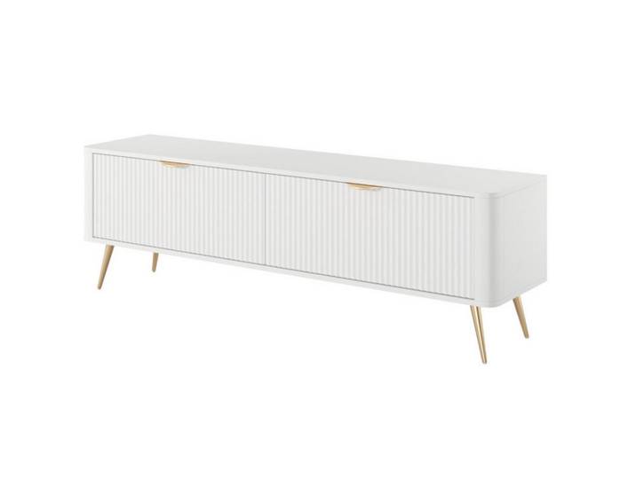 Sepro Meble Tv-Schrank Weiss Rtv, Weiß, 163.2x51.2x38 cm, Wohnzimmer, TV Möbel, Lowboards, Lowboards stehend
