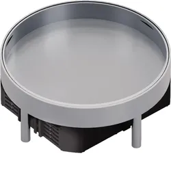 Hager EKR060BL25 Nivellierbare Edelstahlkassette R06 für Revisionsöffnung mit Belagstiefe 25mm
