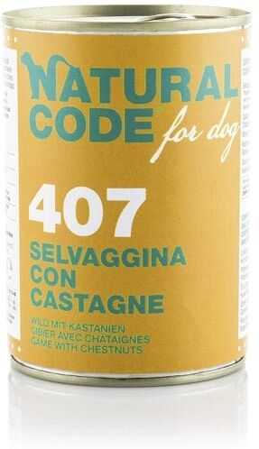 Natural Line Srl Nc Dog 407 Selv/castagne 400g