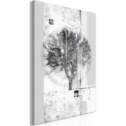 Artgeist, Bilder, Silver Tree (1 Part) Vertical (80 x 120 cm)
