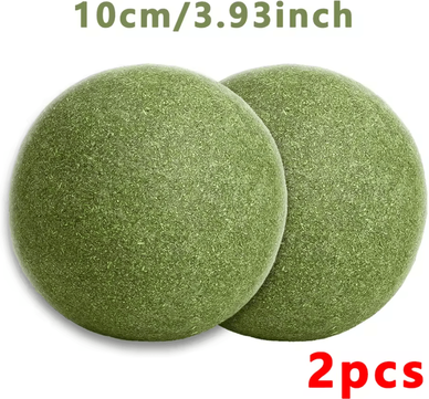 Inspire Curations MintMunch Catnip Dental Treat Balls 2pcs Big
