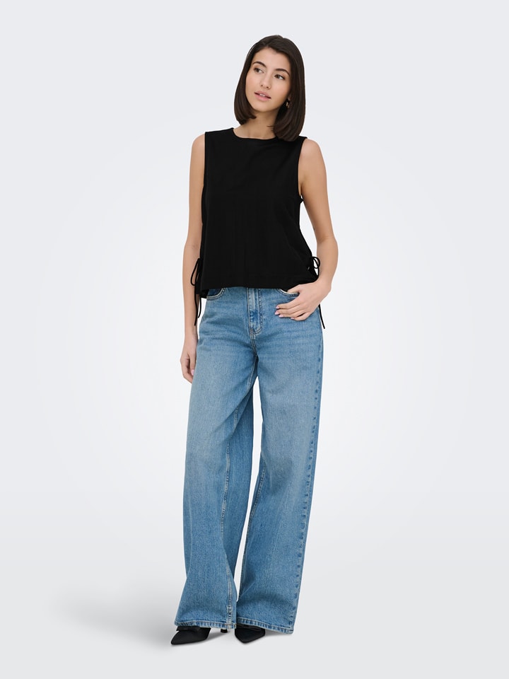 JDY Blusentop "Leslie" in Schwarz - S
