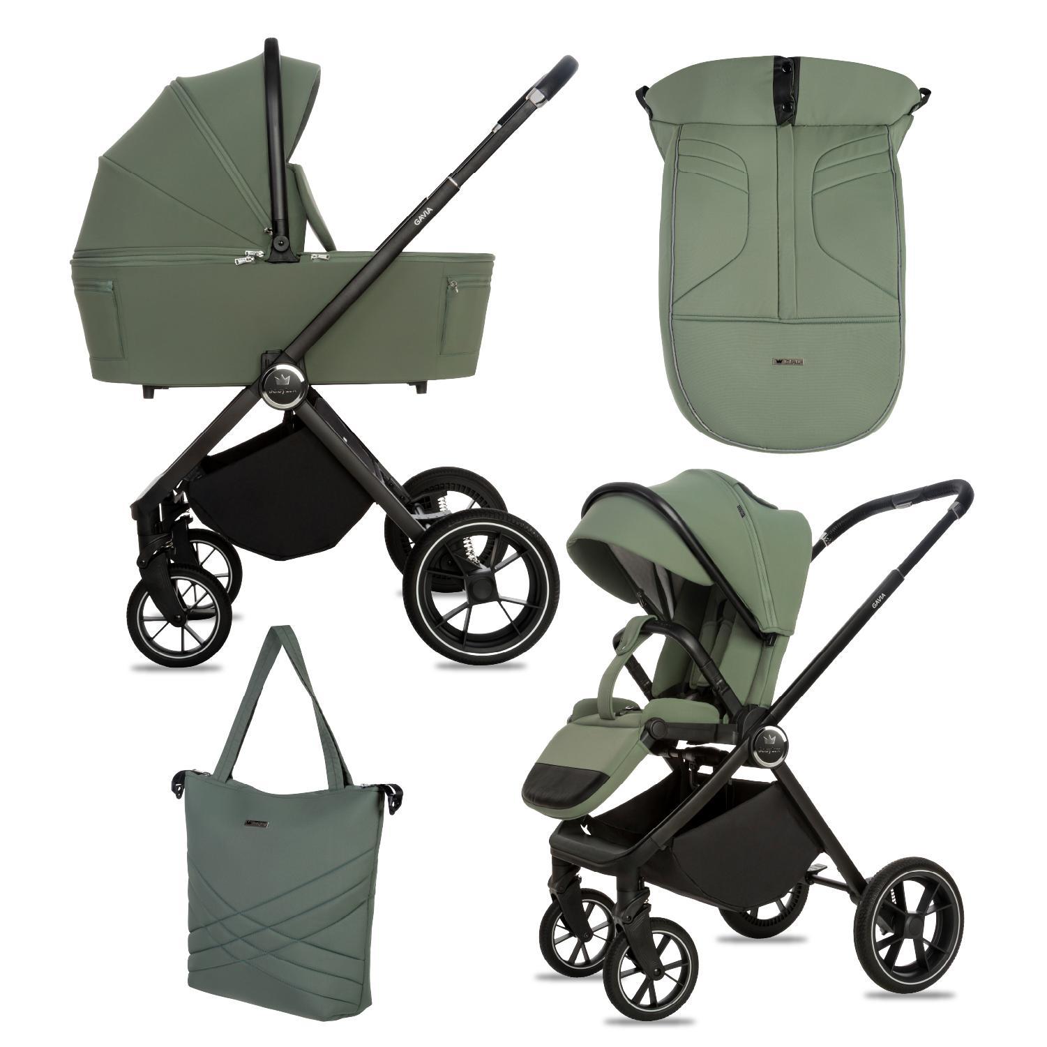 BabyLux GAVIA 2-in-1 Kinderwagen, Gondel, Leichtgewicht, Faltbares Set