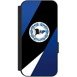Nivocase Klapphülle für Google Pixel 9 Handyhülle aus Kunst Leder NIVOflip schwarz Arminia Bielefeld DSC (Google Pixel 9), Smartphone Hülle, Schwarz