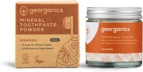 Georganics Mineral Powder Toothpaste Orange 60 ml