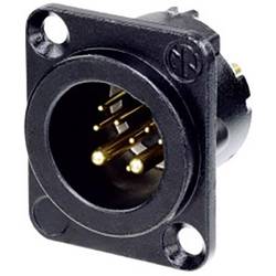 Neutrik NC10MD-LX-B-CON XLR-Steckverbinder Flanschstecker, Kontakte gerade Polzahl: 10 Schwarz 1 St.