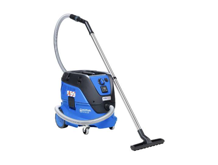 NILFISK Nass-Trocken-Sauger ATTIX 33-2L IC , schwarz (schwarz, blau), Mehrzwecksauger, Nass-Trocken-Sauger