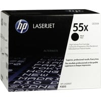 Toner schwarz 55X (CE255X) schwarz, Retail