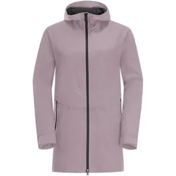 JACK WOLFSKIN Damen Funktionsjacke MAINKAI LONG JKT W, Größe XS in Grau Grau