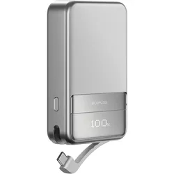 EcoFlow EF-RAPID5000-EU Powerbank Lithium-Ion (Li-Ion) 5000 mAh Kabelloses Aufladen Silber