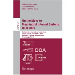 On the Move to Meaningful Internet Systems: OTM 2009, Fachbücher von Robert Meersman, Pilar Herrero, Tharam Dillon