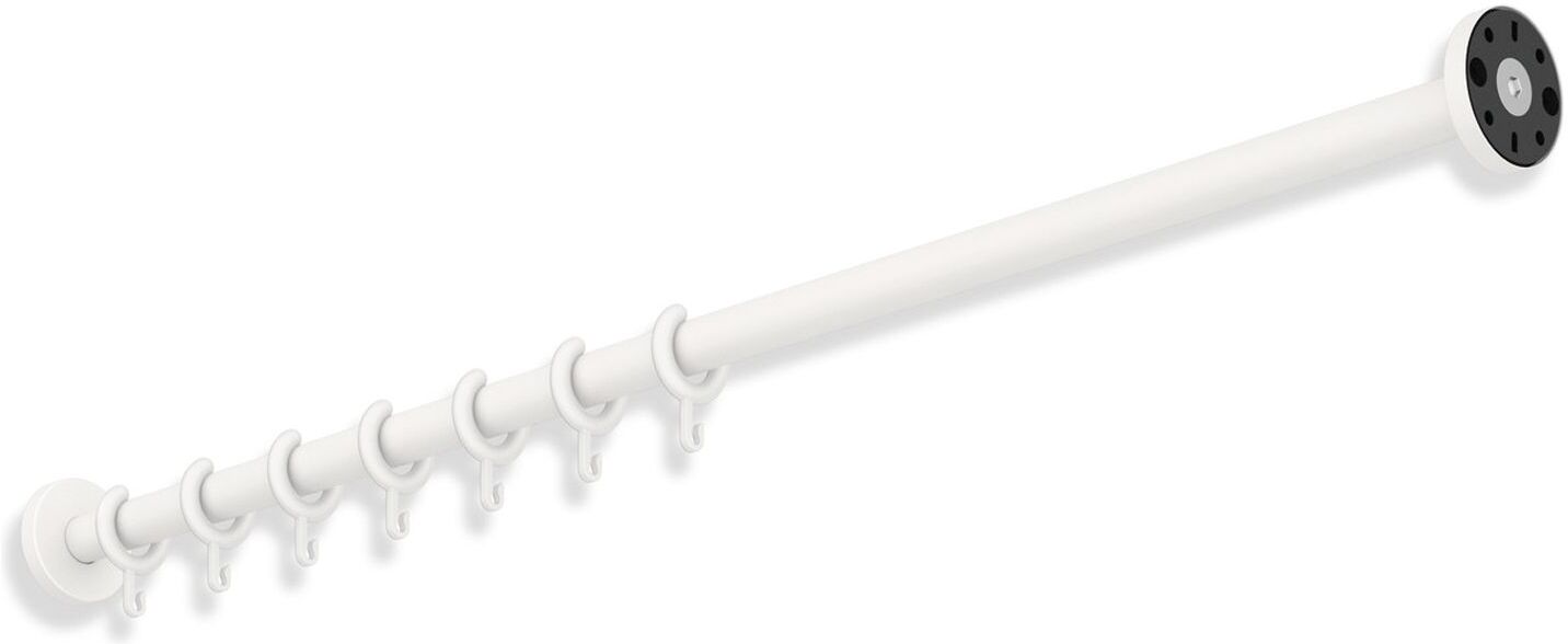 HEWI System 900 Vorhangstange, Accessoires, 900.34.40360 DX, weiß tiefmatt