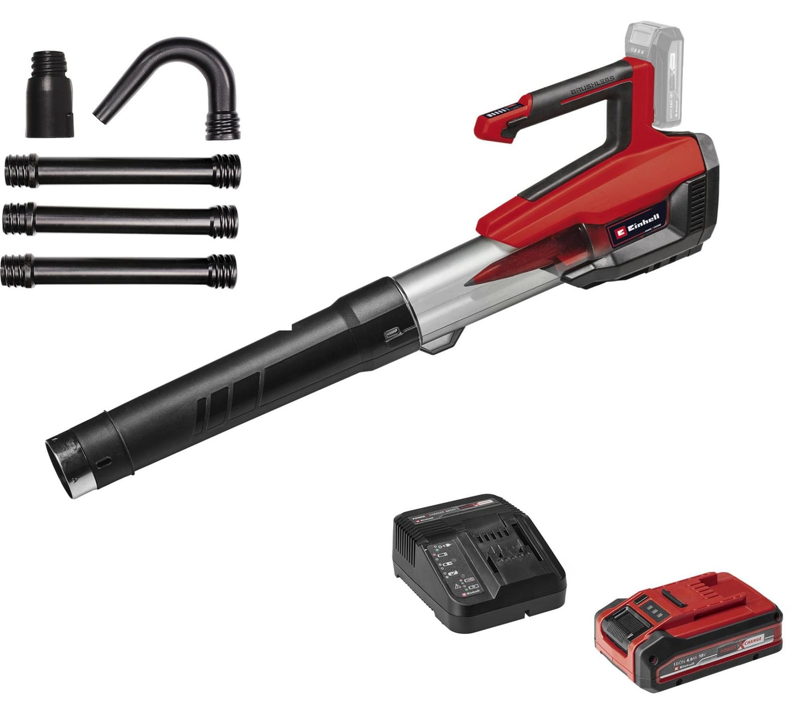 Einhell Professional Accu-loofblazer GP-LB 18/200 Li, rood/zwart