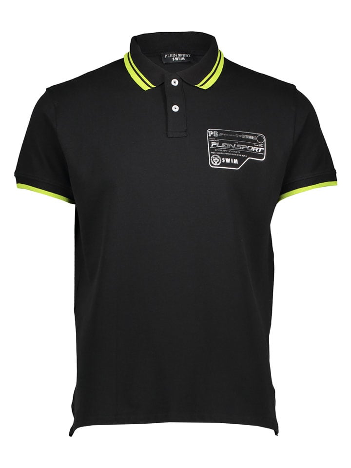 Plein Sport Poloshirt in Schwarz - S