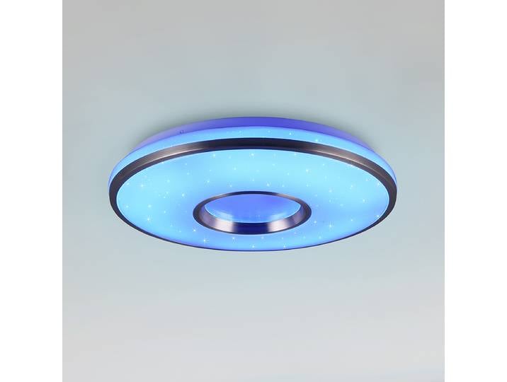 LED-Deckenleuchte Ø 39cm Silber Polycarbonat LED LED-Platine