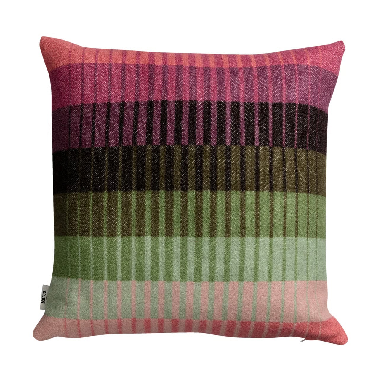 Røros Tweed Åsmund gradient kussen Pink-green 50x50 cm