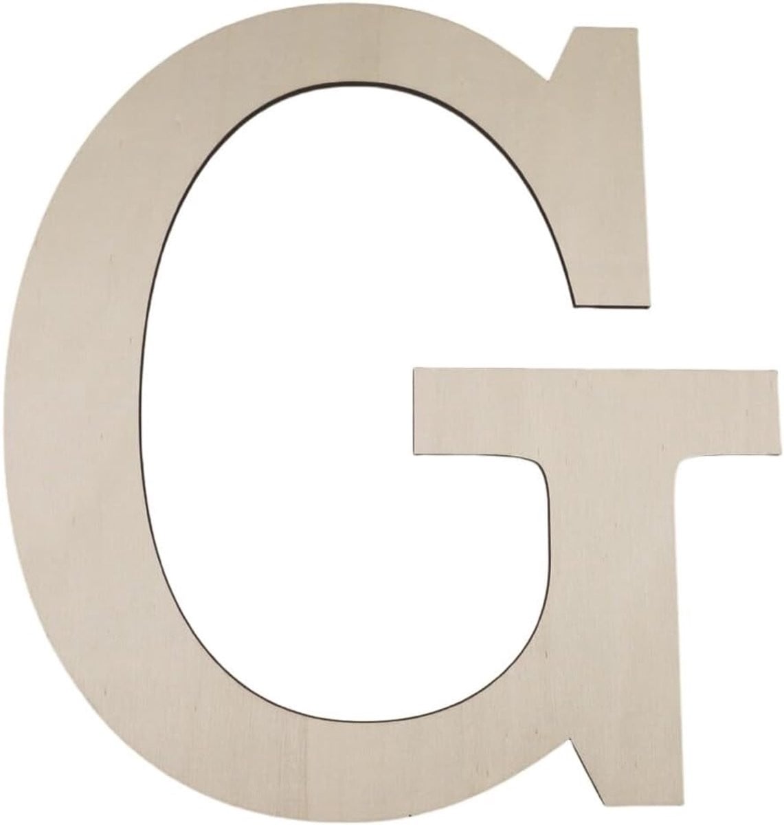 Houten Letters Decoratie Alfabet Figuren Hoogte: 30 cm