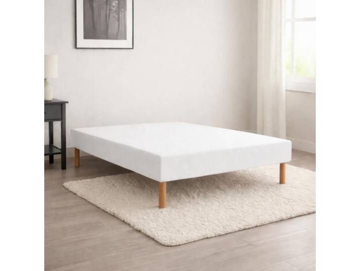 Sommier Essenzia TRADITION GRAPHIC 19cm Blanc 180x200 Lattes