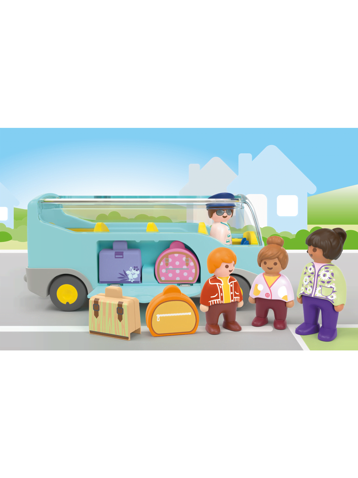 Playmobil 1.2.3 - Junior Flughafen-Shuttlebus