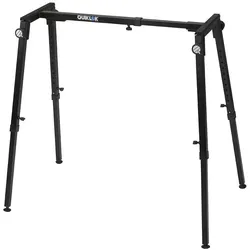 Quik Lok Vollständig verstellbar, 12-fach einstellbar, platzsparend klappbar (Keyboard), Instrumentenständer + Halter, Schwarz