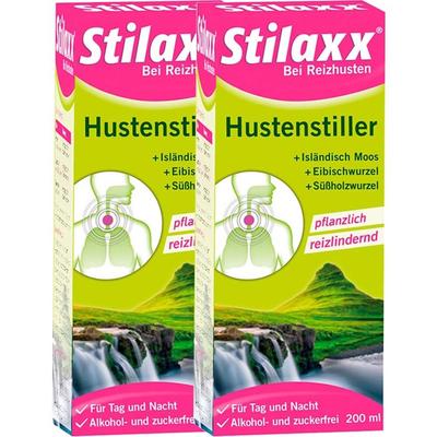 Stilaxx Hustenstiller Isländisch Moos Erwachsene 2x 2x200 ml Sirup