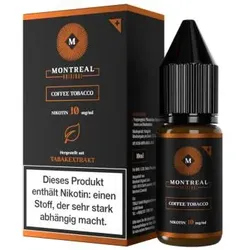 Montreal Coffee Tobacco NicSalt Liquid 10ml / 10mg
