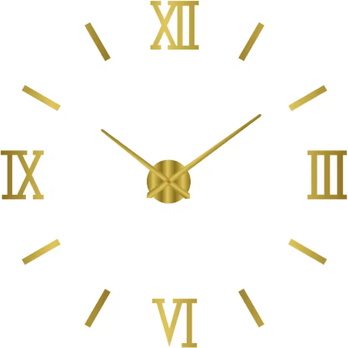 Inspire Picks Modern 3D DIY Wall Clock Large Acrylic Mirror Sticker Quartz Decors 015g