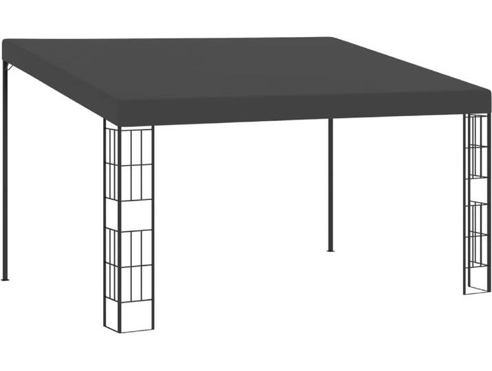 Pavillon mural 3x4 m Anthracite Tissu