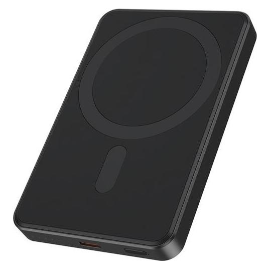 Gembird Powerbank z ładowaniem beprzewodowym15W, 5000mAh, czarny (5000 mAh, 20 W) (PB05-WPC15M-01)