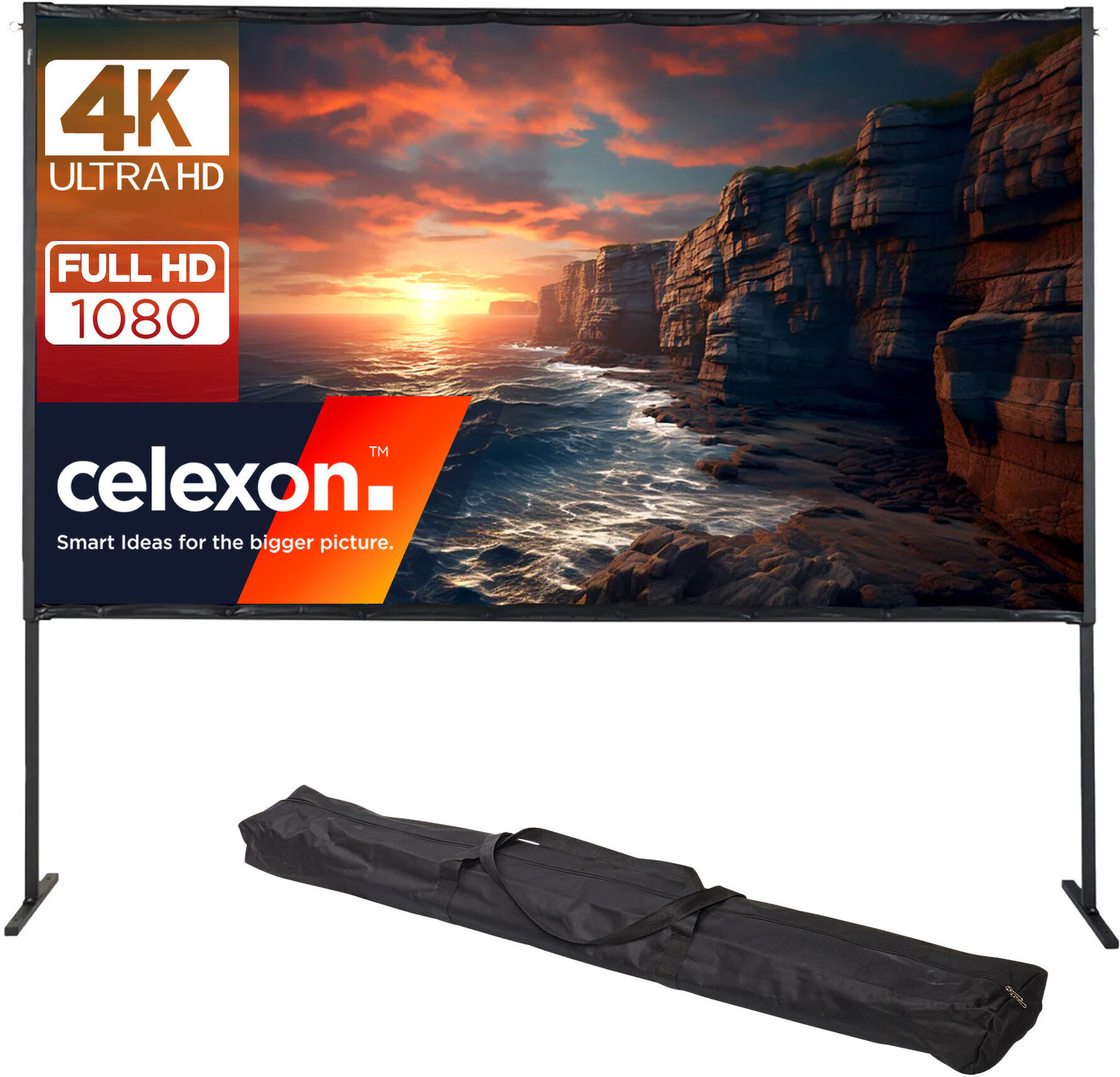 Celexon Basic Line Faltrahmenleinwand 221 X 124 Cm, 100