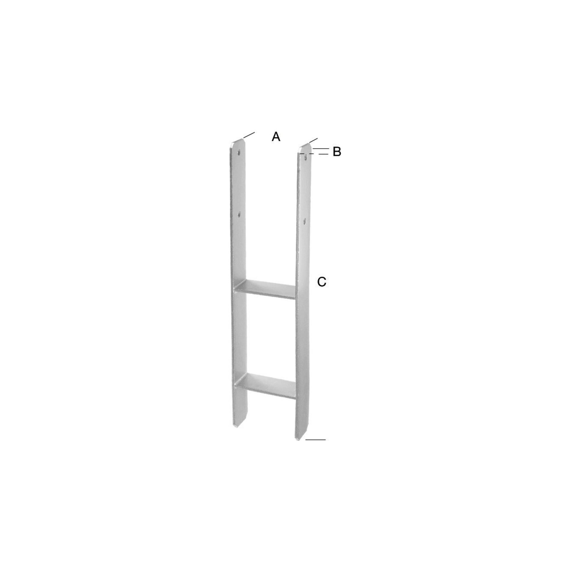 hadra H-Pfostenträger tzn 141 Stärke 5,0mm CE (4053569231183.)