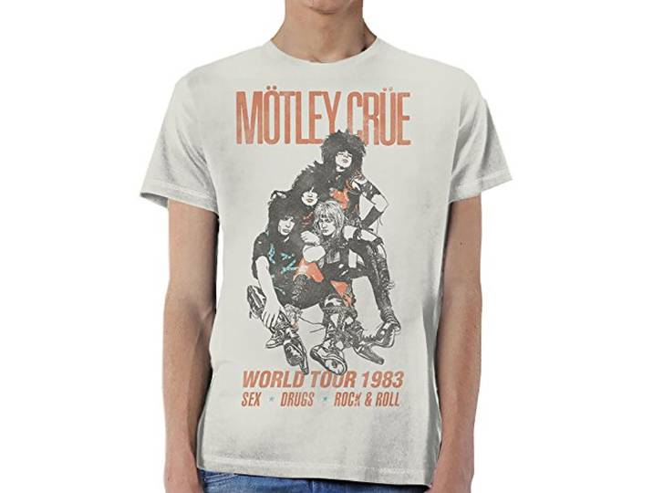 T-Shirt # Xl White Unisex # World Tour Vintage