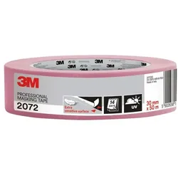 3M Malerabdeckband »2072« 30 mm x 50 m pink, 3 cm