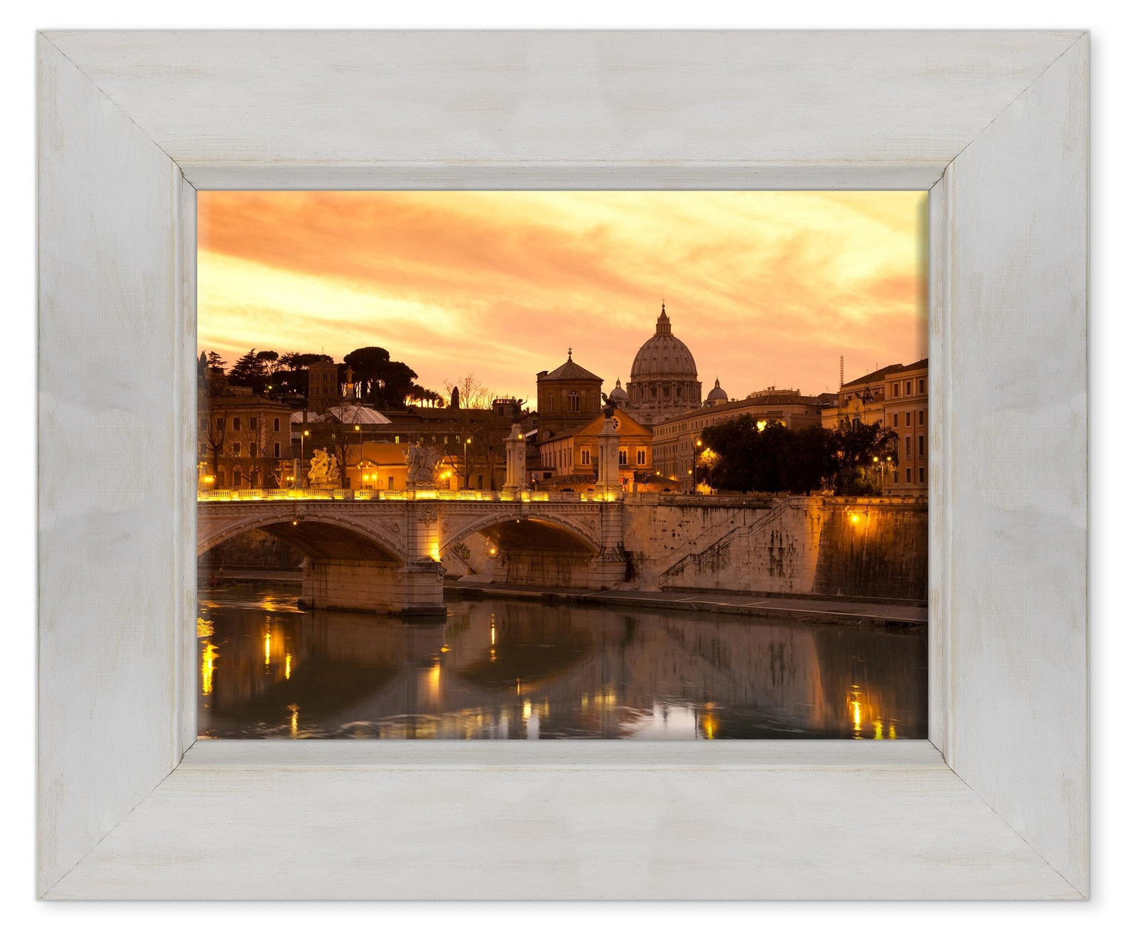 Canvas Wanddecoratie Basiliek van St. Pieter in Rome