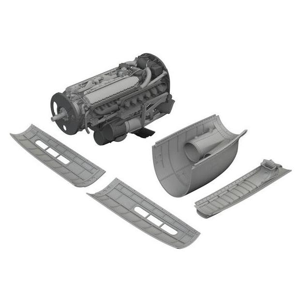 Eduard P-40E engine PRINT (6481069)