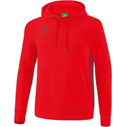erima Essential Team Hoodie rot/slate grey XL
