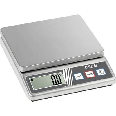 Kern Tischwaage FOB 5K1S Wägebereich (max.) 5kg Ablesbarkeit 1g batteriebetrieben Silber