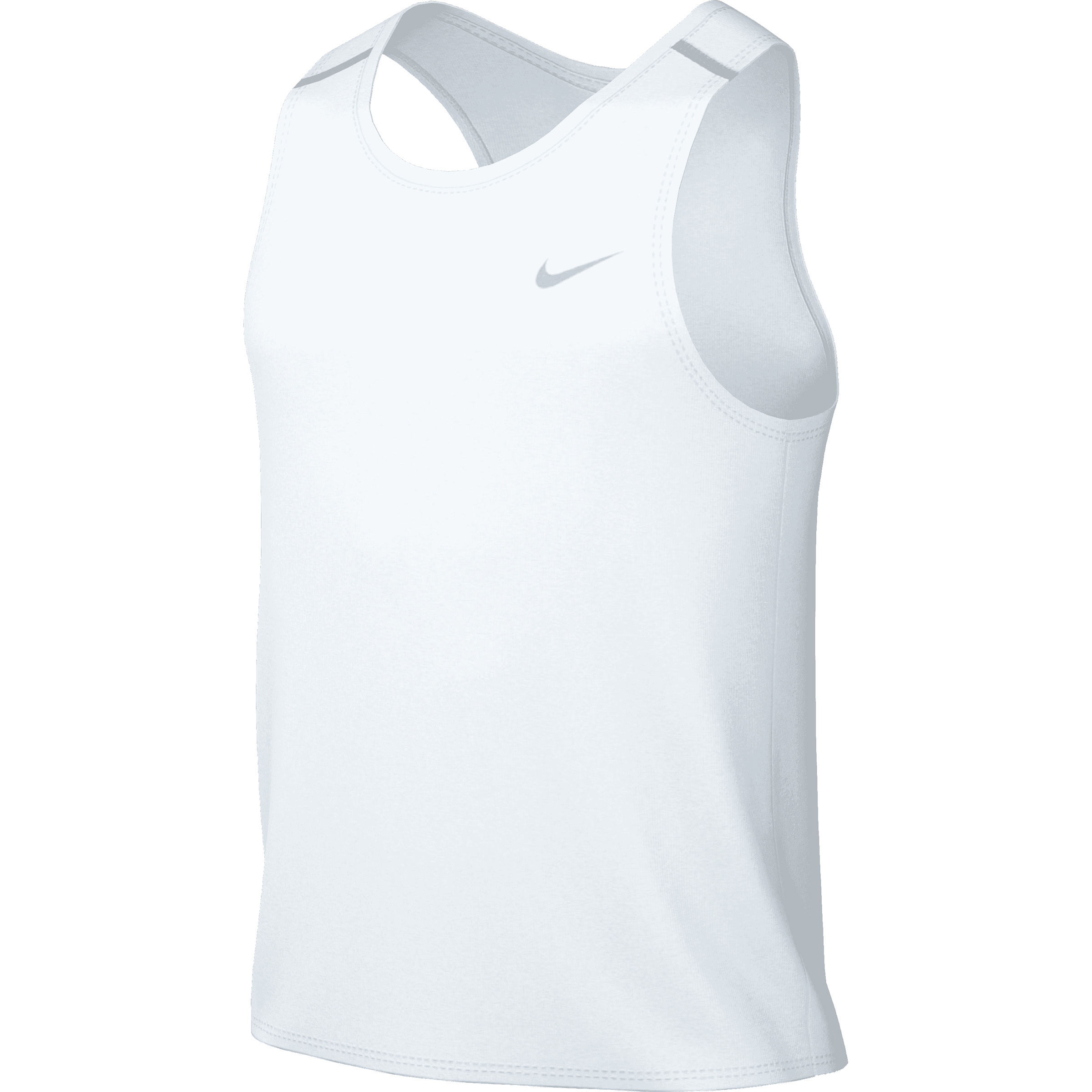 Nike Dri-Fit Miler Herren Laufshirts weiss Größe XXL Trailrunning | Laufen Atmungsaktiv