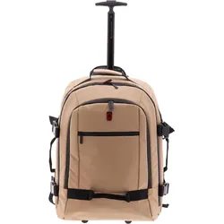 Gladiator 3900 2 Rollen Rucksacktrolley 55 cm Laptopfach, Koffer, Braun