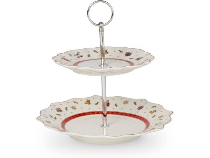 Villeroy & Boch - Toy's Delight Weihnachtsetagere, Mini Etagere Weihnachten Kleine Etagere Weihnachten, Weihnachtsdeko Toys, Weihnachtsgeschirr, Serviergeschirr Keramik für Buffet, Premium Porzellan