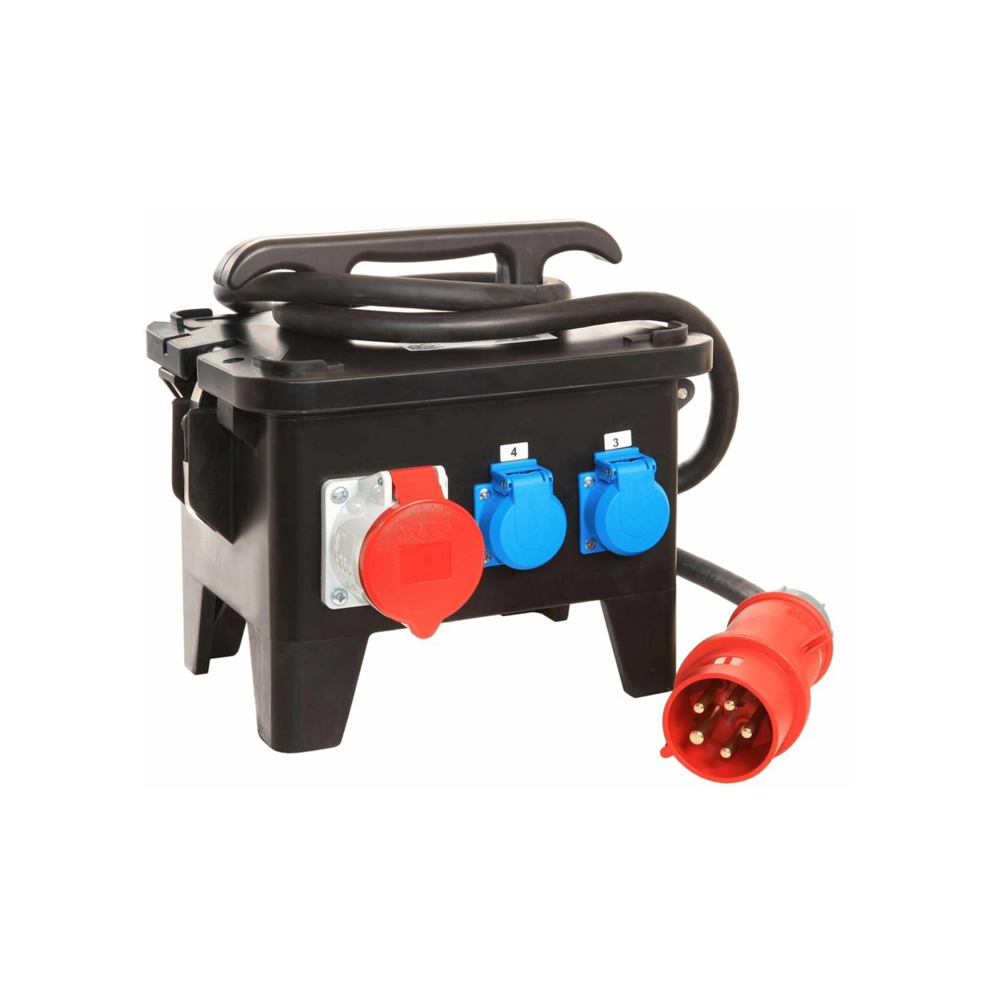 as-Schwabe Baustellen-Stromverteiler M4 400V aus Vollgummi ; as - Schwabe (4011160605550)