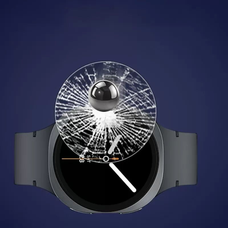 INF Privacy Displayschutzfolie aus gehärtetem Glas kompatibel mit Samsung Watch 8 40mm - Einfache Installation, 2er-Pack