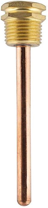 Afriso Tauchhülse 67321 Schaftlänge L1 100 mm, TG 1/2 7 x 8 mm, Messing